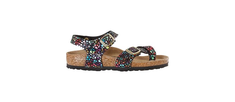 Taormina Birkenstock Microfibre Narrow Detske Čierne | SK 465HAP